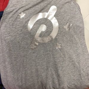 Peloton tank NWT silver logo S